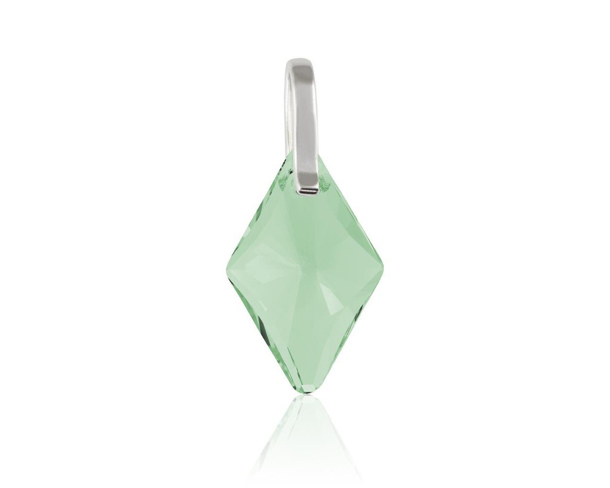 Omegareif Lara mit Kristallanhänger Peridot Green 925 Sterlingsilber