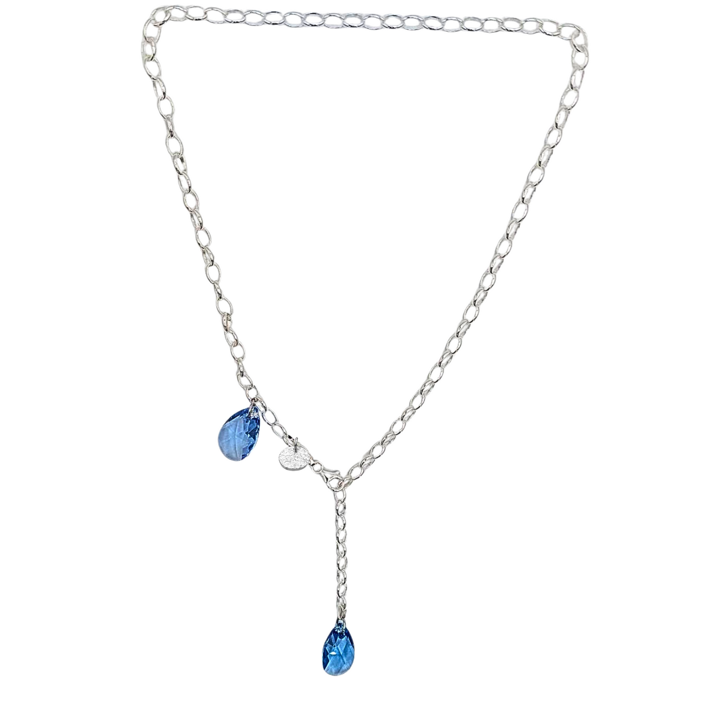 Y-Kette Alessia 925 Sterlingsilber Cool Blue