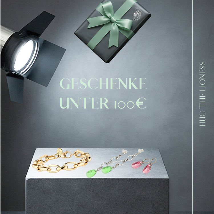 Schmuck Geschenkideen unter 100€ bei Hug the Lioness online finden. Silberschmuck und Edelstahlschmuck günstig kaufen. Handgefertigt in Tirol, Österreich.